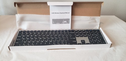 Deeliva Wireless Keyboard 2.4G Wireless Connection Model 636 Silver Gray - Picture 3 of 5