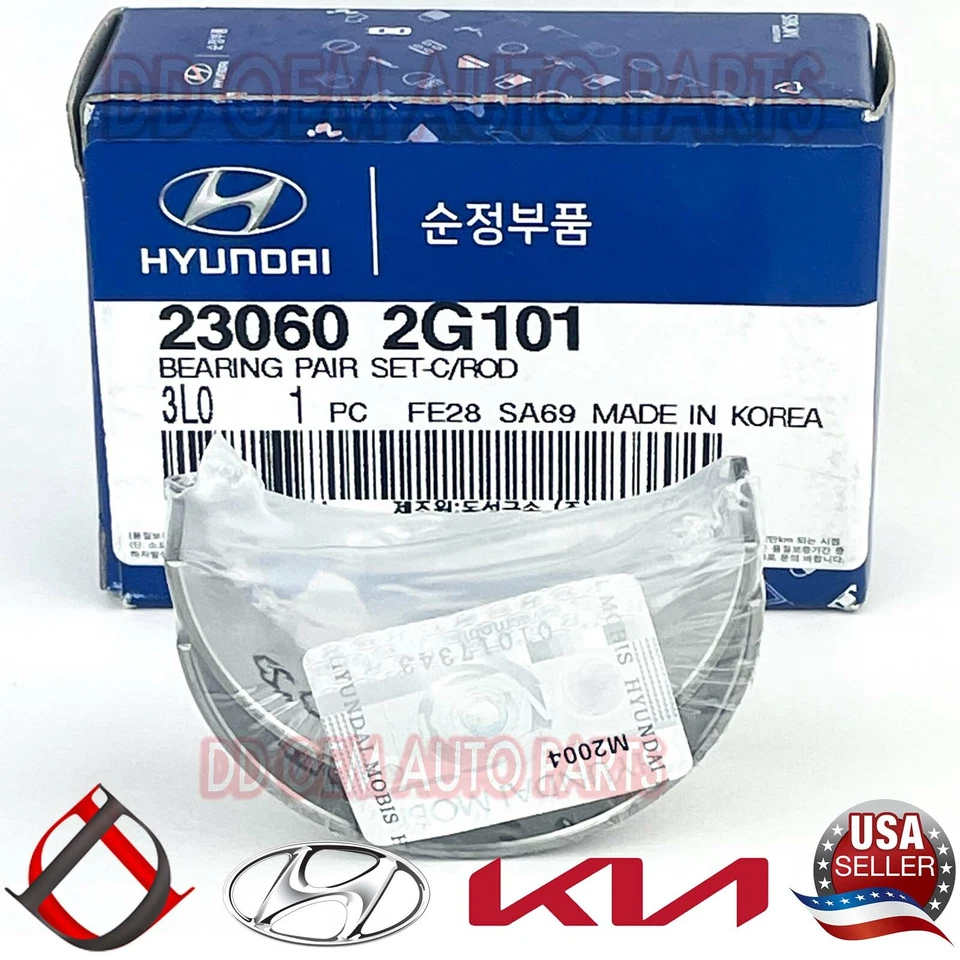 Подлинный стержневой подшипник Genesis Coupe Santa Fe Sonata Forte Optima Sorento 2,0 л 2,4 л - Изображение 2 из 4