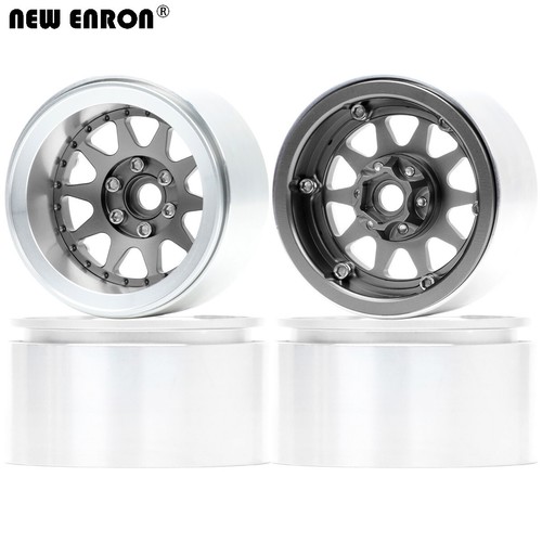 Aluminum -10MM Offset 2.2" Beadlock Wheel Rim For RC 1/10 Axial SCX10 TRX4 TRX6 - Picture 45 of 67