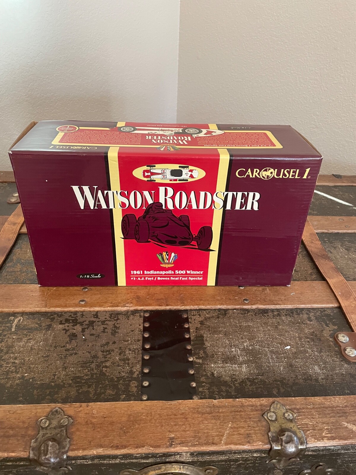 Carousel 1 Watson Roadster 1961 Indianapolis 500 Winner A.J. Foyt 1/18