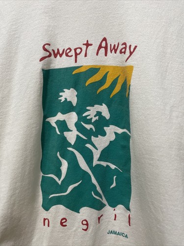 Vintage Hefty Swept Away Negril Jamaica 1994 Single Stitch Size X Large - Picture 2 of 12