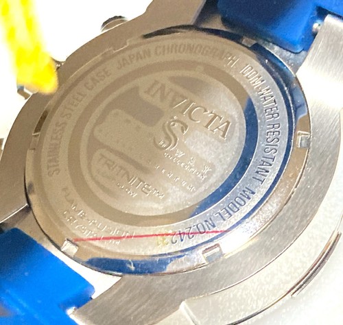 Invicta Speedway Men's 51mm Glass Fiber Silver Blue Chronograph Watch 24231 - Picture 8 of 8