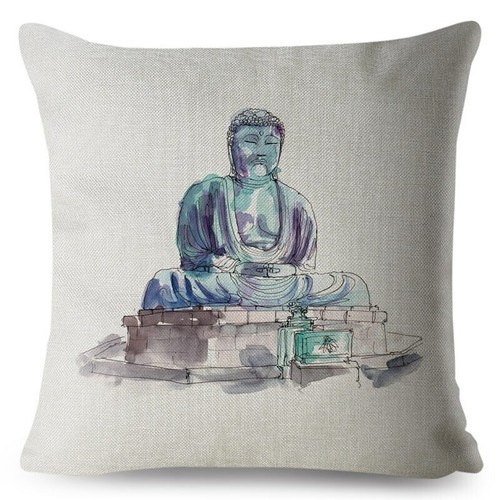 Classic Building Statue Of Liberty Scenic Cushion Covers Linen Pillow Home Decor - Picture 10 of 33