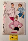 Simplicity 4854 Vintage Misses Shirt Sz 14 Bust 32 Uncut — photo 1