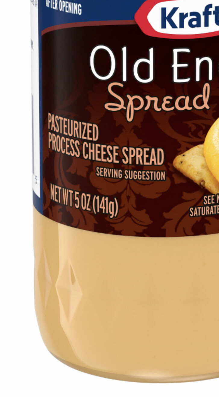 Kraft Old English Cheese Spread 5 Oz Pack of 12 Jars ( KRAFT Great on
