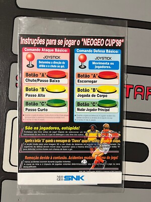 ARTSET FLYERS WORLD Héroes Perfect Neo Geo Mvs Snk Arcade No Console