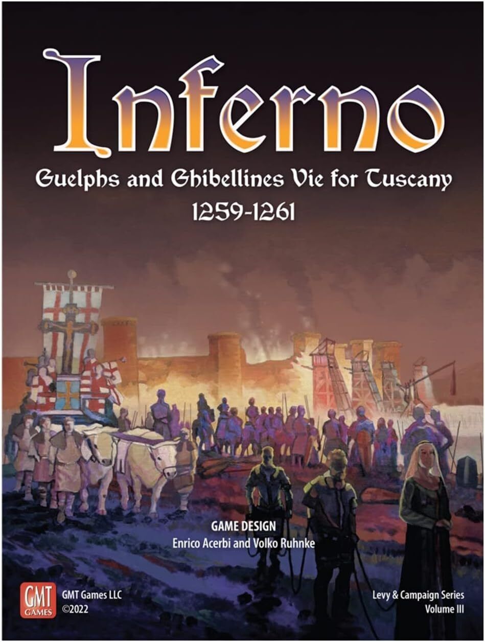 GMT Games Inferno - Guelphs and Ghibellines Vie for Tuscany 1259-1261
