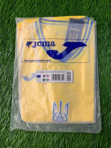 MAGLIA MAGLIA UOMO CALCIO SQUADRA UCRAINA 2021 2024 HOME JOMA ORIGINALE TAGLIA XXL NUOVA - Foto 13 di 15
