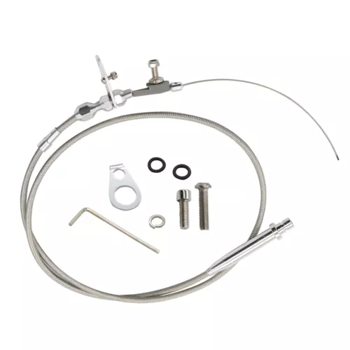 Braided Transmission Kick Down Cable Detent Fits For GM Chevy Trans 350 TH350 US - Bild 1 von 20