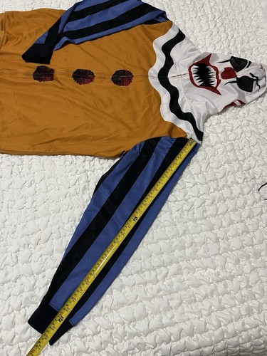 Scary Clown Bioworld Costume Full Zip Hoodie Sweatshirt Men’s L - Picture 6 of 7