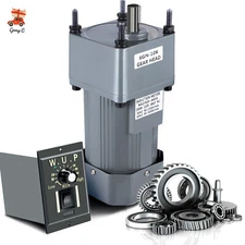 110V 250W AC Gear Reduction Motor Electric + Variable Speed Control Reversible
