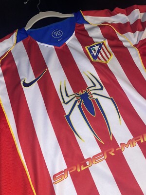 atletico madrid jersey large Spider-Man | eBay