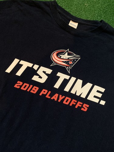 2019 Columbus Blue Jackets NHL Playoffs T-Shirt (Size XL) - Picture 2 of 5