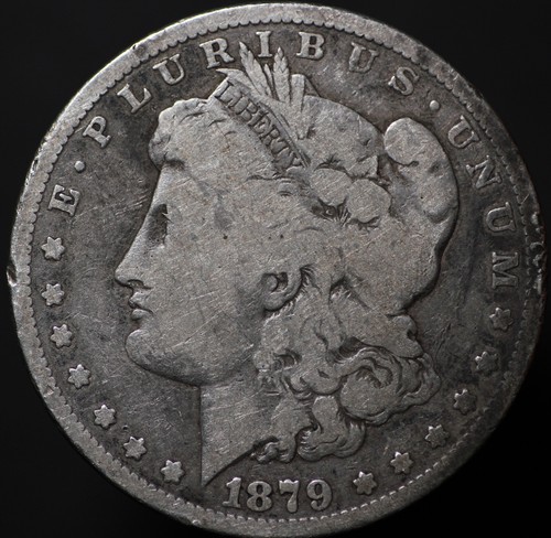 1879 Morgan Dollar VG - Picture 3 of 4