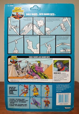 SKY COMMANDERS CABLE RAIDER RAIDER RATH VINTAGE 80S TOY mini