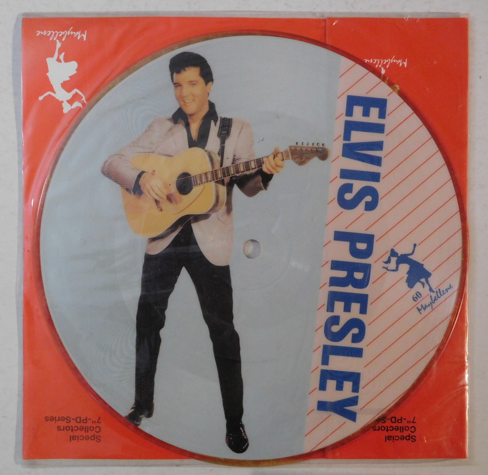 Picture Disc Record ELVIS PRESLEY Old Shep That's Allright Mama 45 7