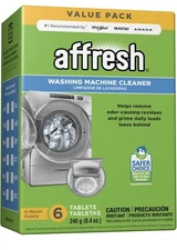Affresh Washing Machine Cleaner, Cleans Front Load, Top Load Washers, 6 Tables