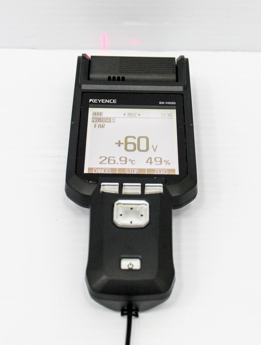 Keyence SK-H050 High-Precision Electrostatic Sensor (3375735 Keyence SK-H050 High-Precision Electrostatic Sensor (3375735