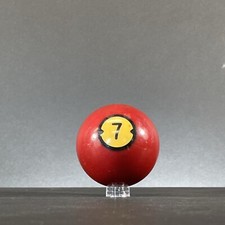 Brunswick Centennial Vintage Pool Billiard Pocket Ball Replacement 7 Maroon H1