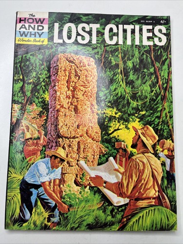 The How And Why Wonder Book Of LOST CITIES Paperback Vintage 1969 Original - Picture 2 of 19