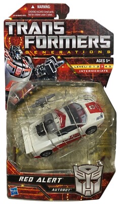 Transformers Generations Deluxe Class Autobot Red Alert Action Figure NEW 2010