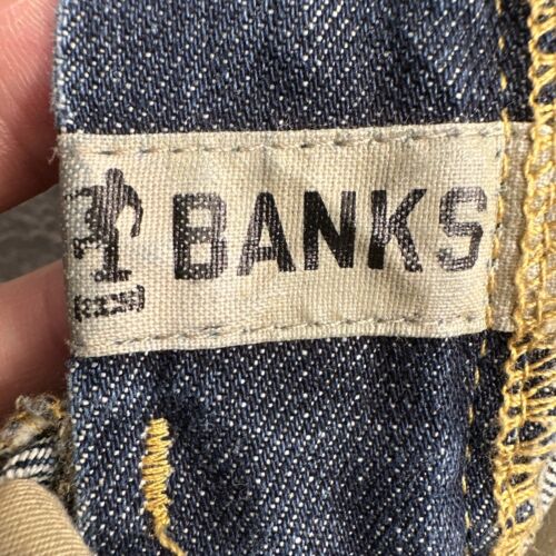 CCS Men’s Jeans 28x32 (28x31) Blue Skinny Skateboard Dark Wash Selvedge Denim - Picture 5 of 17