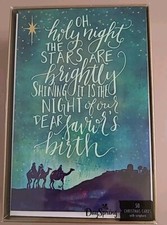 DaySpring Oh Holy Night 50 Christmas Boxed Cards w/ Envelopes Green KJV