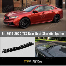 Gloss Black Shark Fin Rear Roof Spoiler Vortex Generator Fit 2015-2020 Acura Tlx