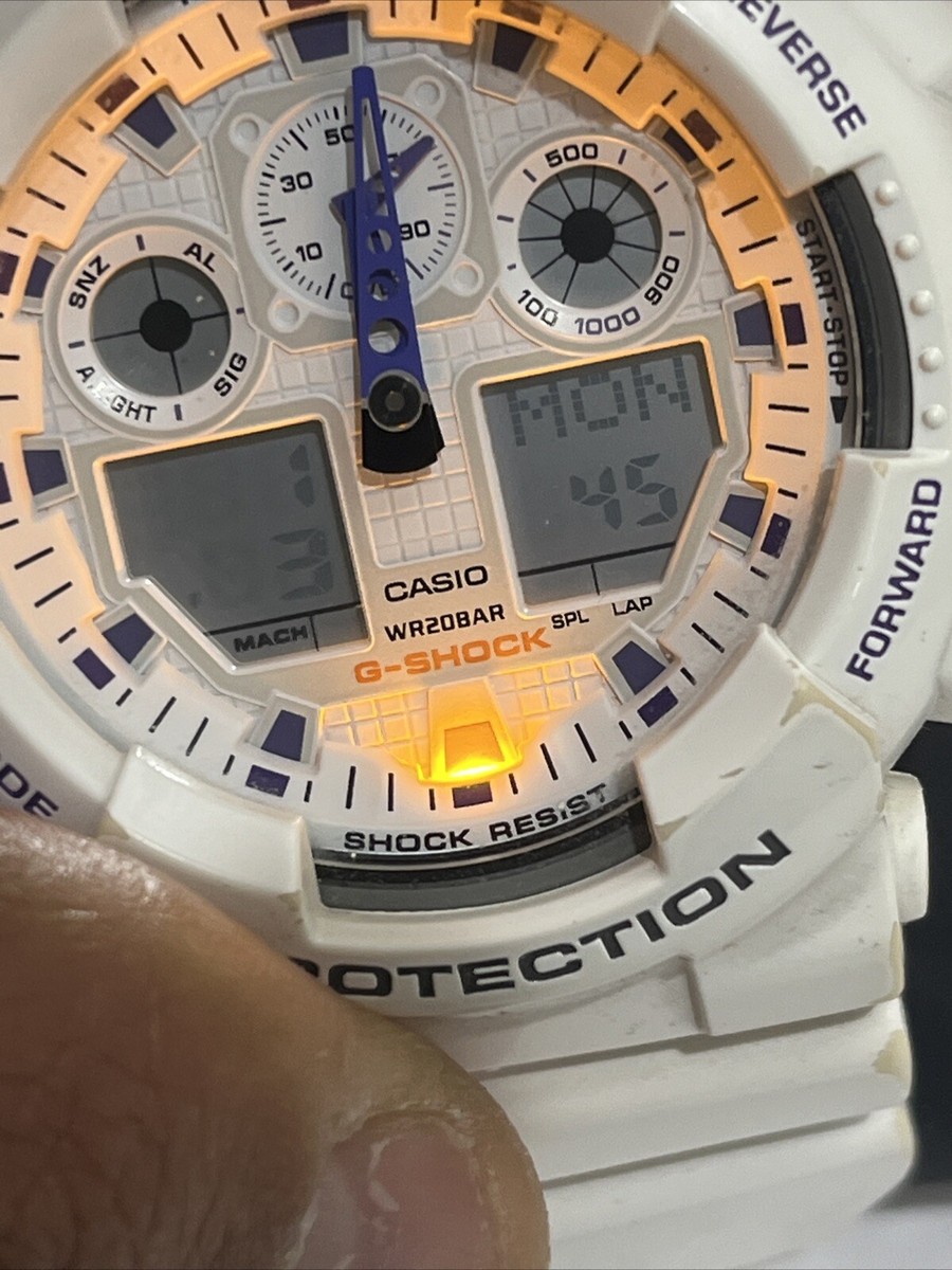 G-SHOCK 5081 GA-100A ホワイト GA100A-7A | G-SHOCK ANALOG-DIGITAL White | CASIO