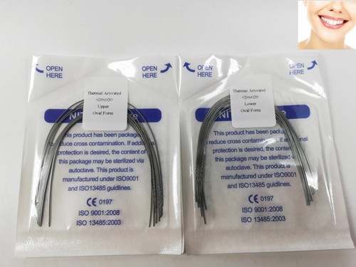 10-Pack Dental Orthodontic Arch Wires – Rectangular Niti/Steel/Thermal Activated