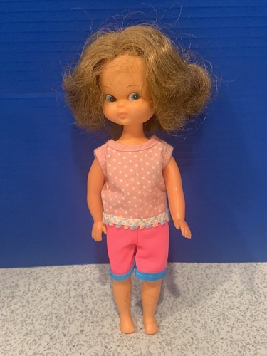VINTAGE Blue Box Plastic 9” Hong Kong Doll with Extra Outfit - Picture 2 of 12