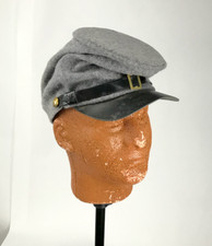 Confederate Civil War Forage Cap of Grey Wool - CS Bummer Cap - Size XS