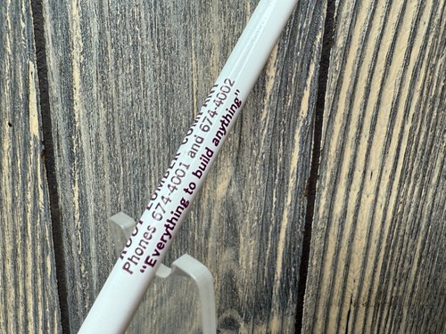 Vintage Allied Building Center Pencil With Eraser - Picture 4 of 6