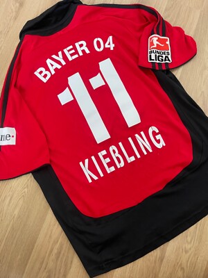 Bayer 04 Leverkusen Adidas home jersey Stefan Kiebling 2007