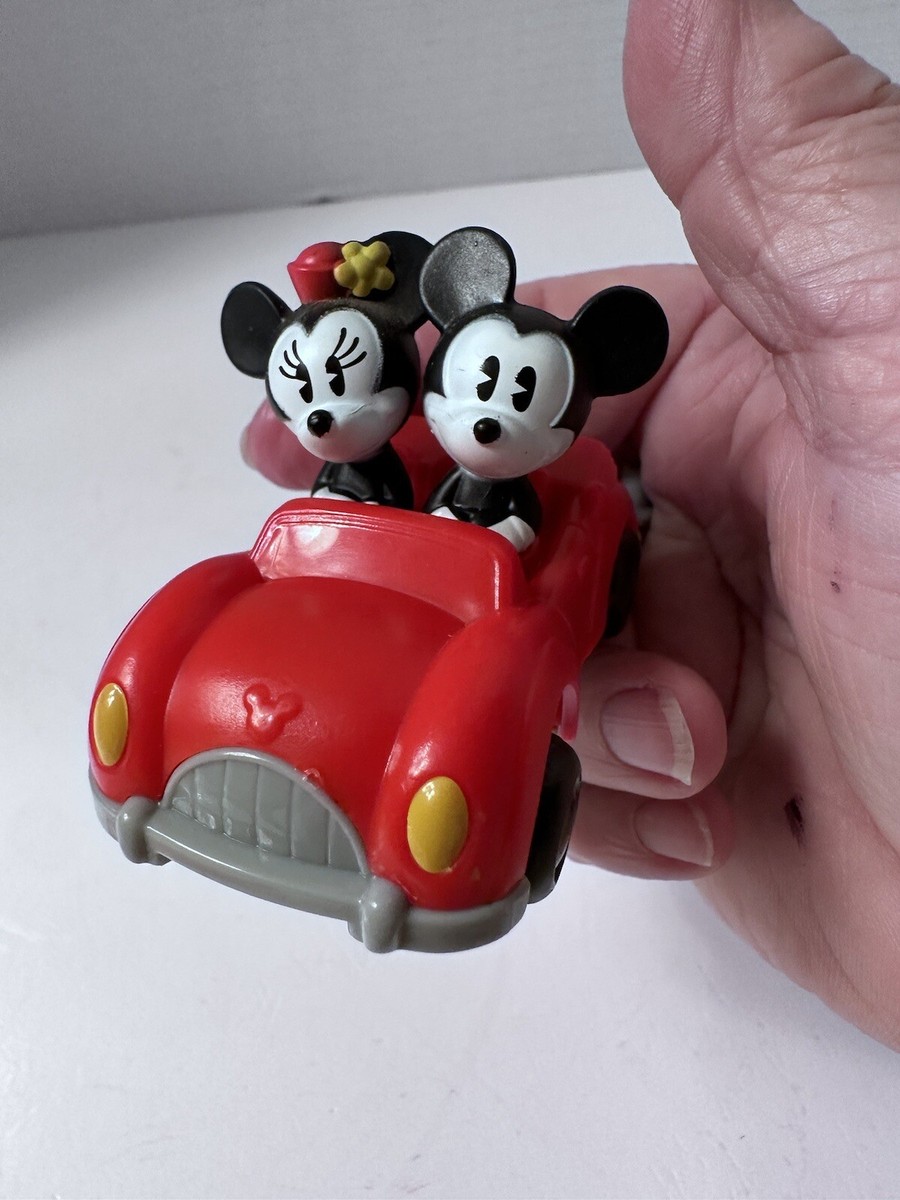 Vintage Burger King Disney Mickey & Minnie Mouse in Red Car Wind