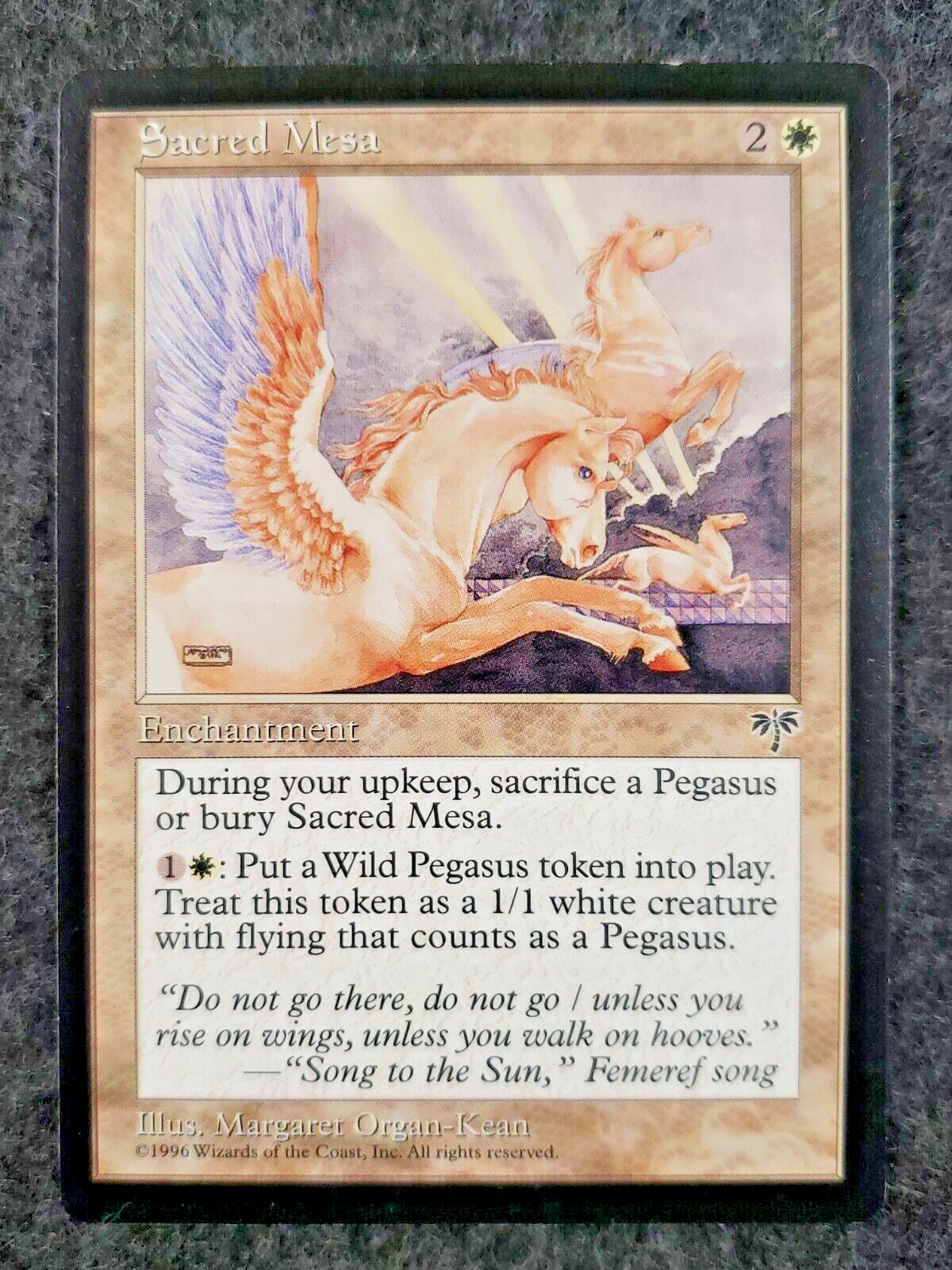 1996 Magic: The Gathering - Mirage MTG Sacred Mesa NM .................(DS3D1J8)