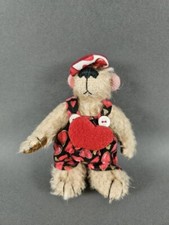 Hermann Miniature Teddy Bear "In Love", 11cm