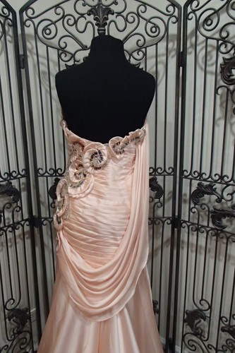 VESTIDO FORMAL G917 MORRELL 1137263 ROSA PÉTALO TALLA 4 FIESTA GRADUACIÓN CONCURSO - Imagen 3 de 8