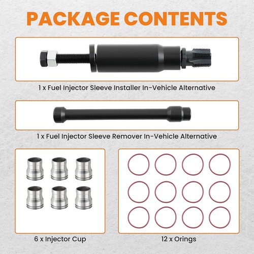 Injector Sleeve Installer Tool & Remover Tool Kit for Caterpillar 3126/3126B C7 - Picture 2 of 16