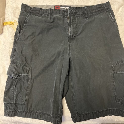 Tony Hawk Mens Cargo Shorts Black Size 