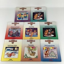 World of Wonder Teddy Ruxpin Grubby Hardcover Books Lot Vintage 1980s Toys A5
