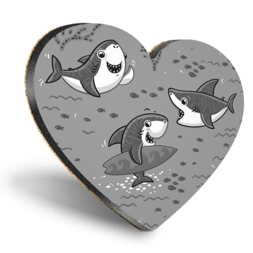 Montañas posavasadas Heart MDF - BW - Nueva York tiburones dibujos animados patrón de tiburón #37636 7626046797006 | eBay Montañas posavasadas Heart MDF - BW - Nueva York tiburones dibujos animados patrón de tiburón #37636 7626046797006 | eBay
