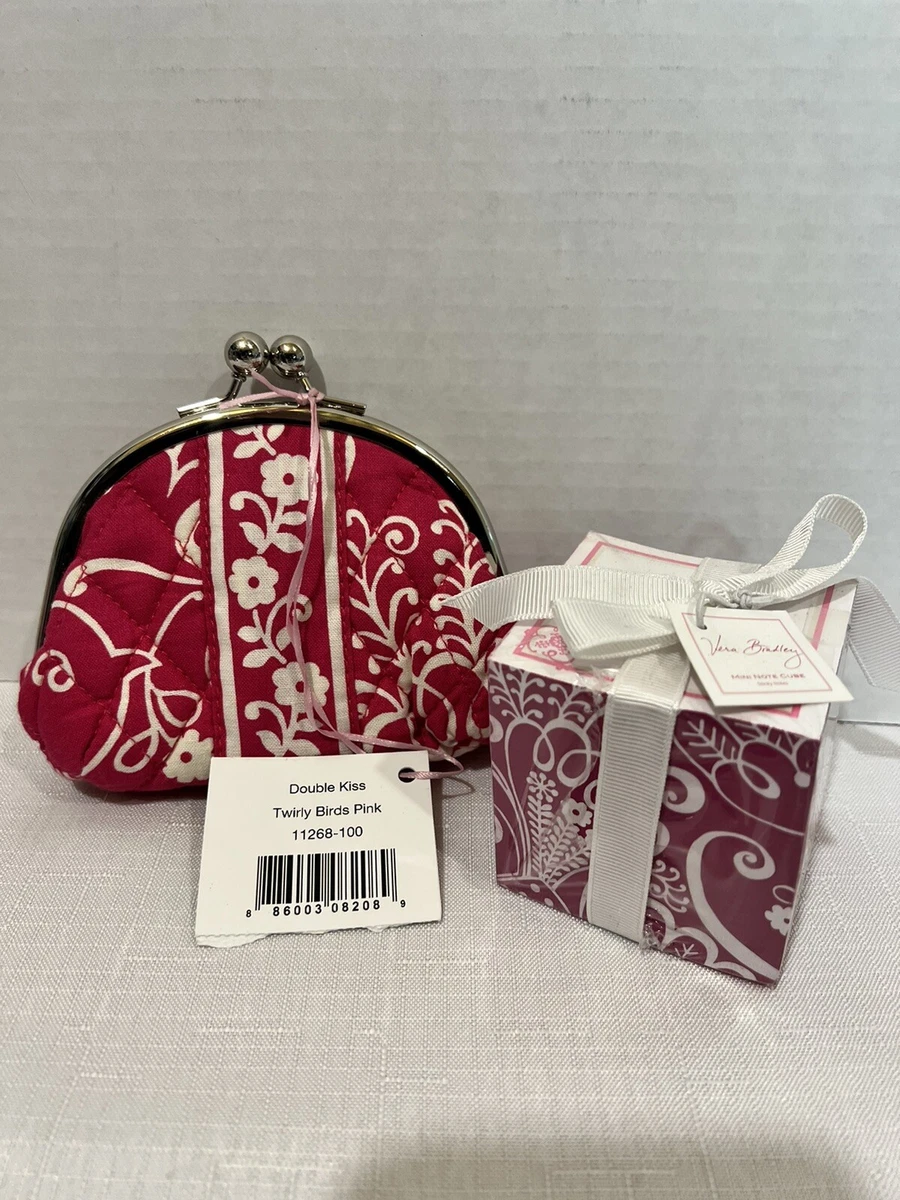 Vera bradley mini online kiss lock coin purse