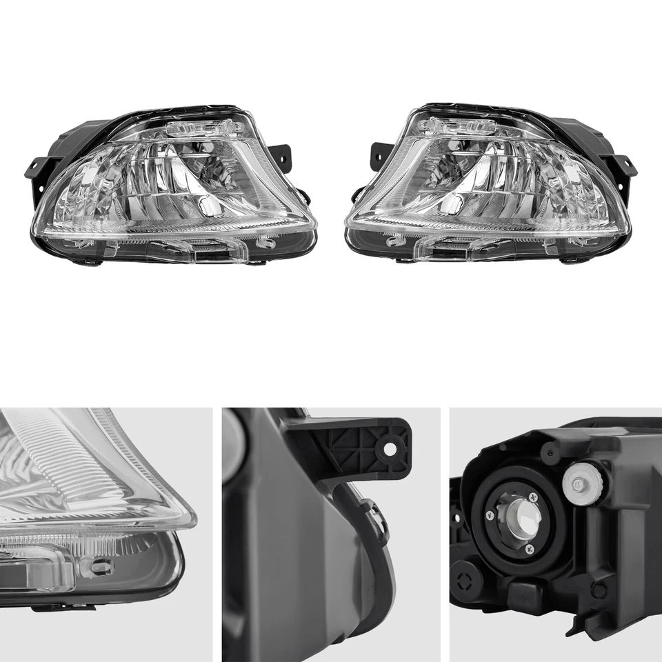 Fog Light Left+Right Side Front Bumper Fog Lamp For 2007 2008 -2010 Lexus LS460 - Image 3 of 4