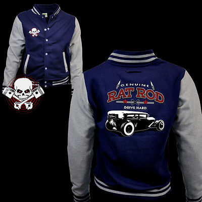 Auto College Jacke Hot Rod Rockabilly classic werkstatt Tuning Speed Shop *1049