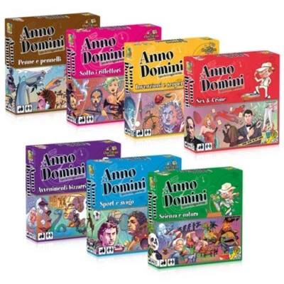 GIOCHI UNITI Gioco Tavolo - Anno Domini - Sex & Crime - Il gioco che fa viaggiare nel Tempo!