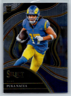 Puka Nacua 2023 Panini Select RC #224 Club Level Base Los Angeles