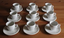 ACF Espressotasse mit Untertasse Espresso Tasse weiß - Aufschrift "allegretto"