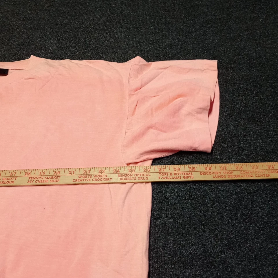 Vintage Galaxy Harvic Stefano Fader Shirt Adult XXXXL 4XL Pink Single Stitch - Image 4 of 4