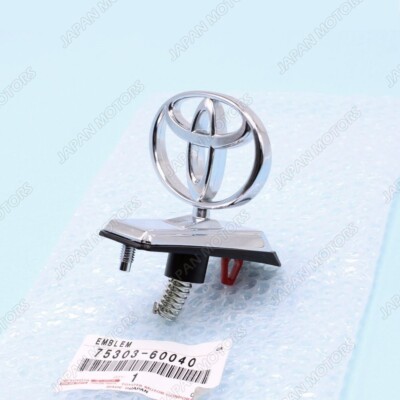 Genuine OEM Toyota Land Cruiser J70 Front Bonnet Chrome Logo